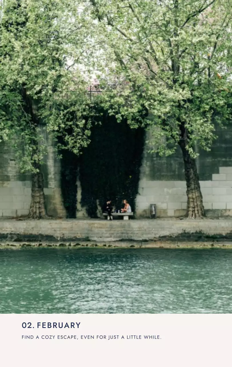 아이보리 미니멀 달력 캘린더