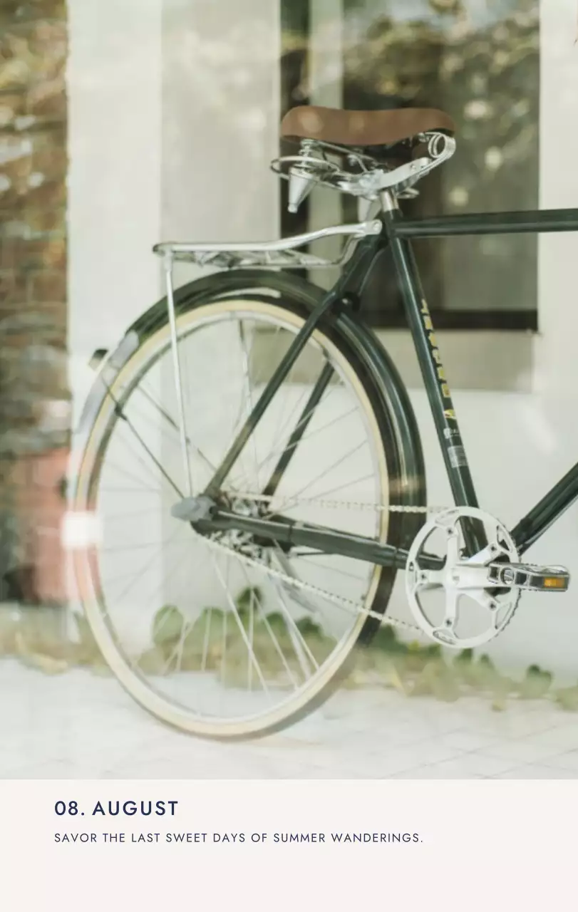 아이보리 미니멀 달력 캘린더