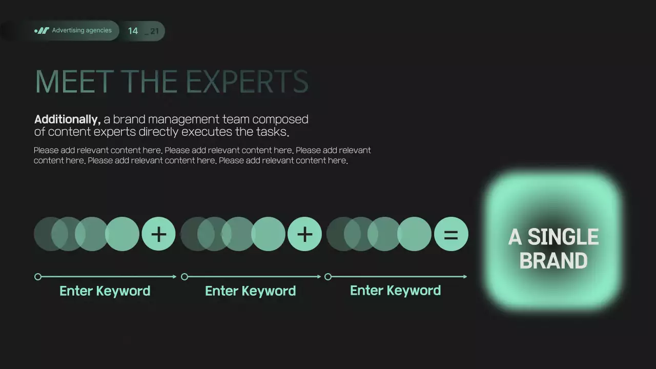 블랙 모던 비즈니스 프레젠테이션