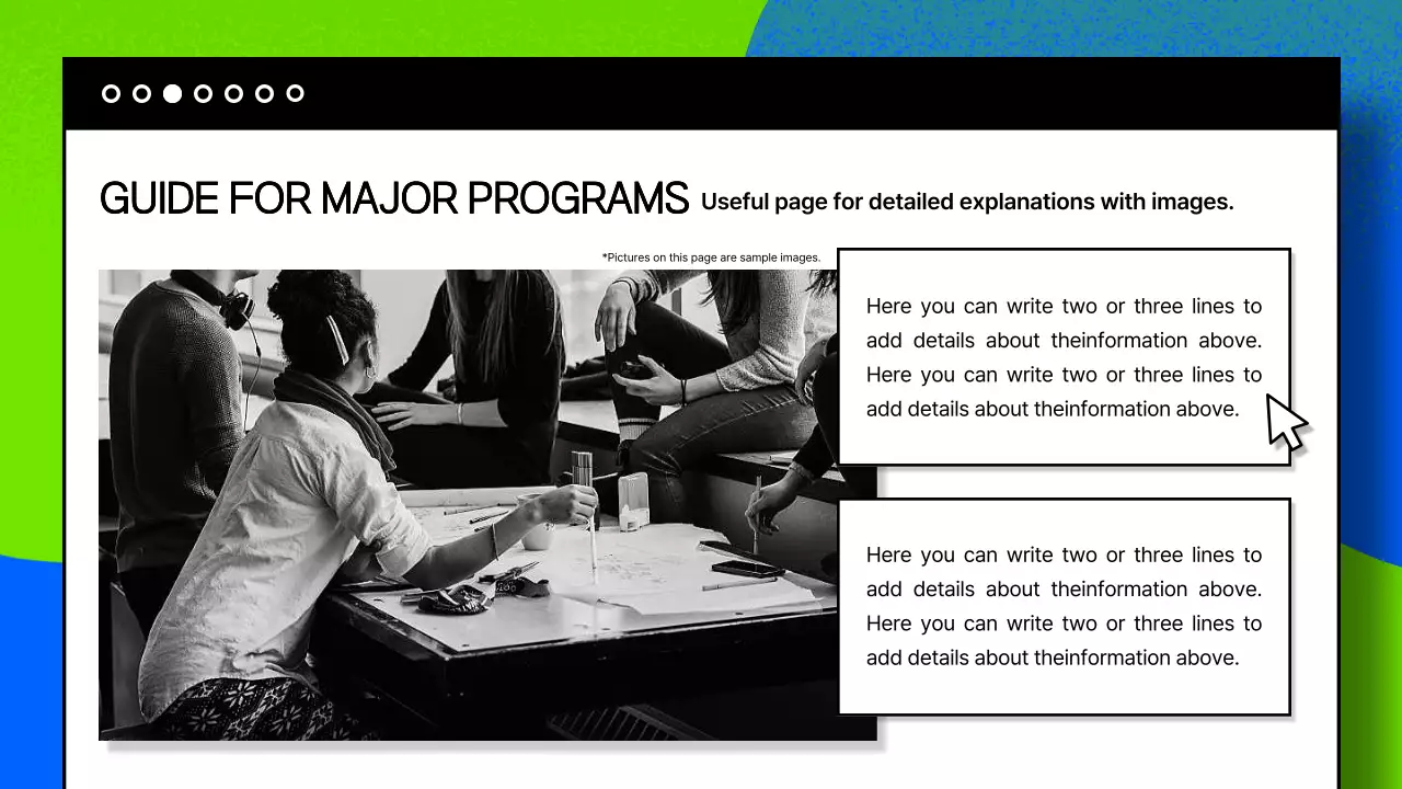 Blue Modern Cultural Guide Presentation