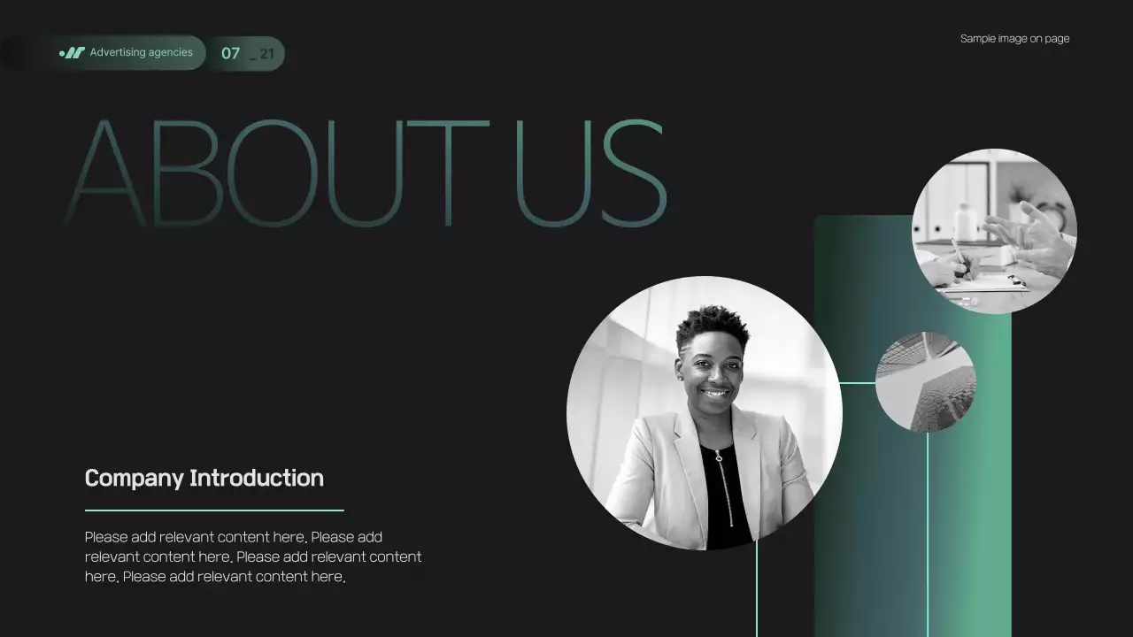 블랙 모던 비즈니스 프레젠테이션