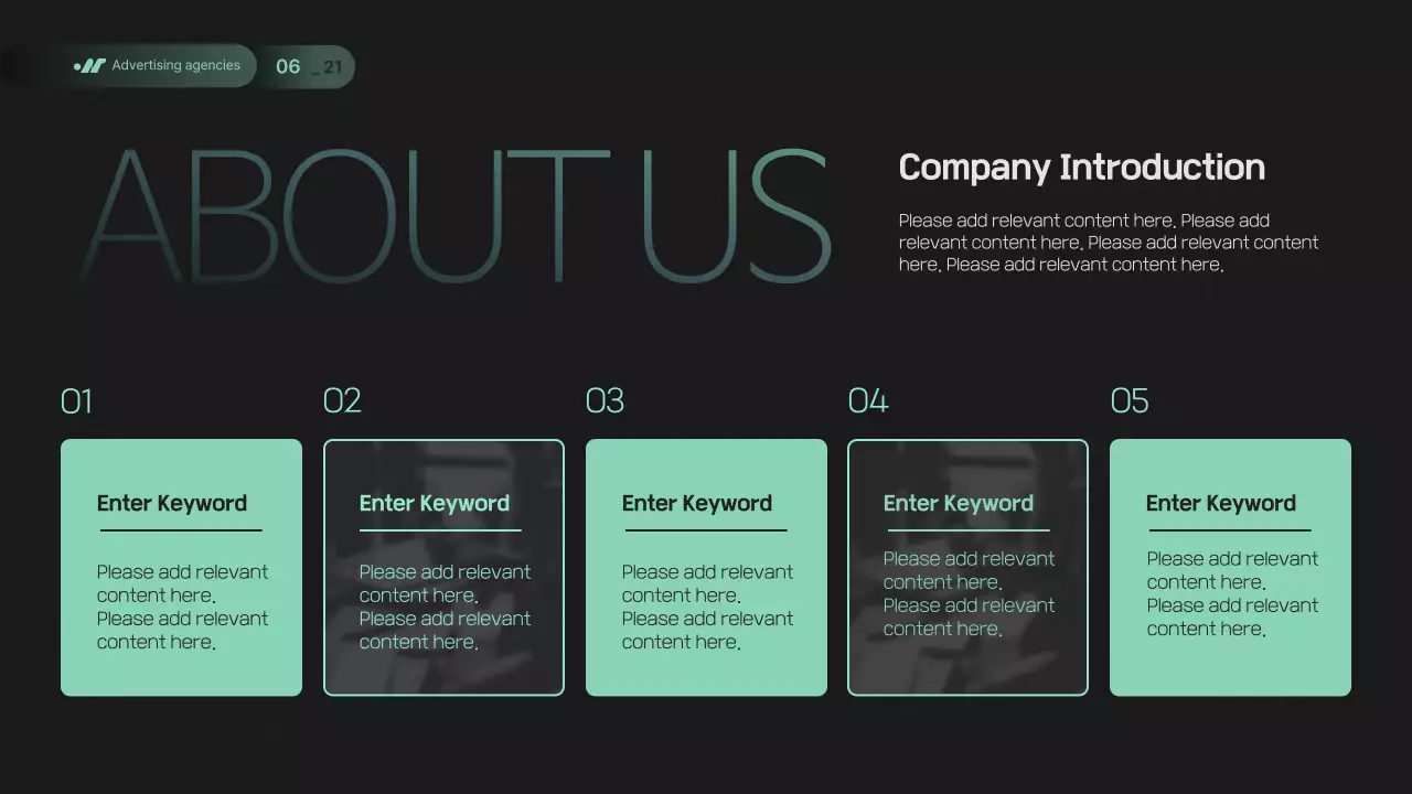 블랙 모던 비즈니스 프레젠테이션