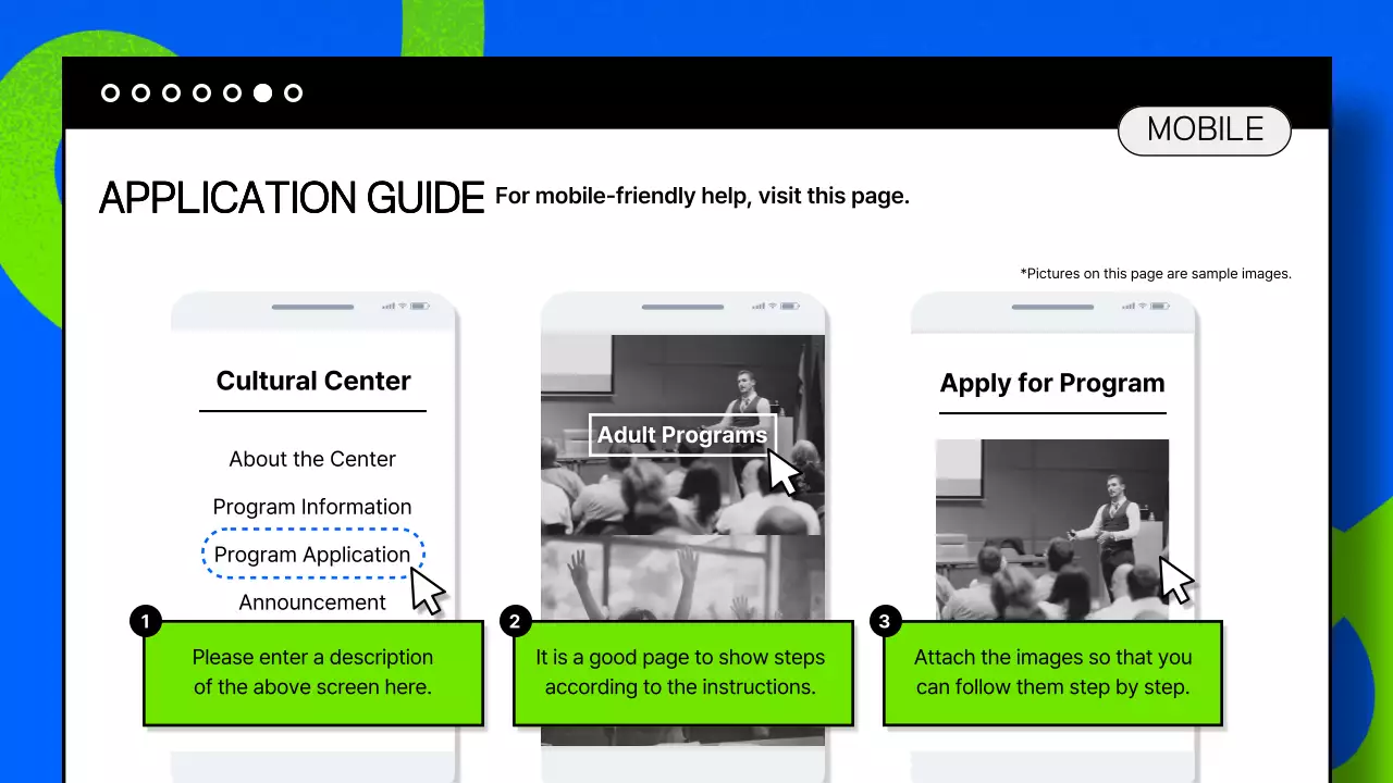 Blue Modern Cultural Guide Presentation