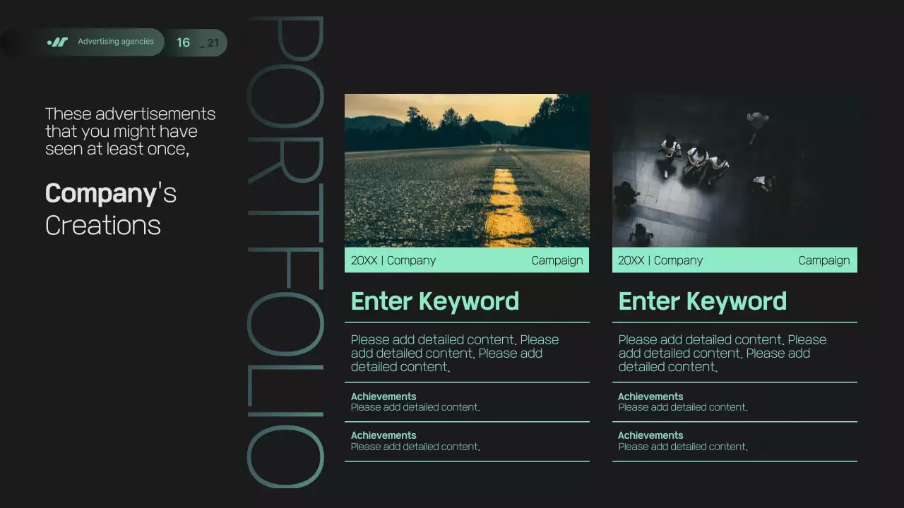 블랙 모던 비즈니스 프레젠테이션