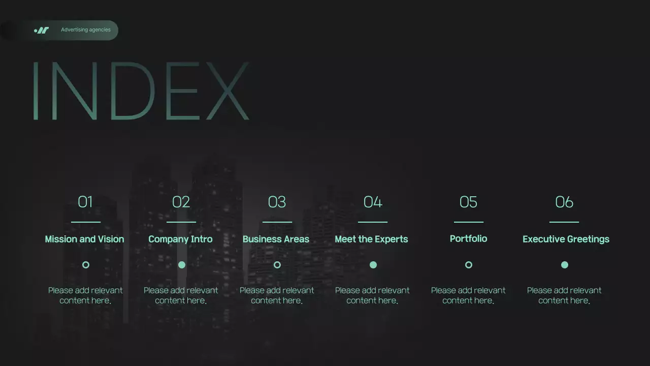블랙 모던 비즈니스 프레젠테이션