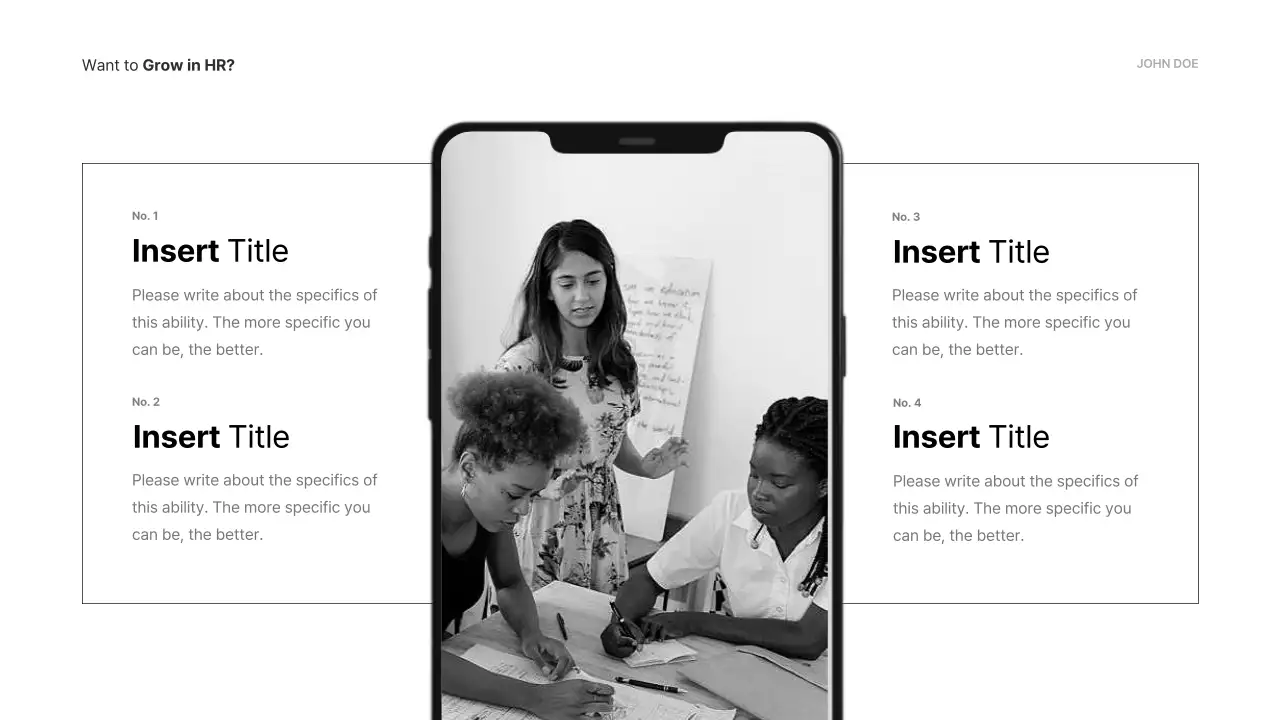 화이트 프로페셔널 HR 강의 프레젠테이션