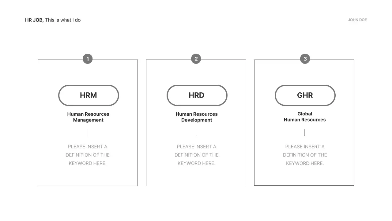 화이트 프로페셔널 HR 강의 프레젠테이션