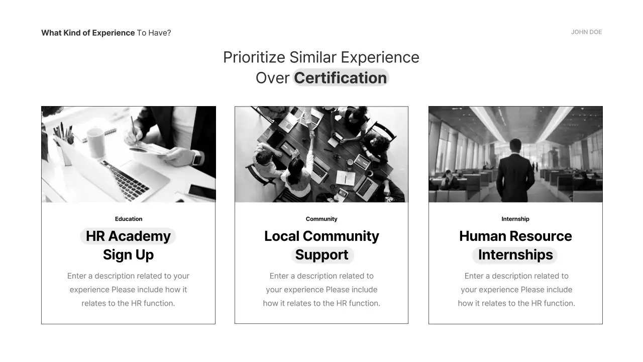 화이트 프로페셔널 HR 강의 프레젠테이션