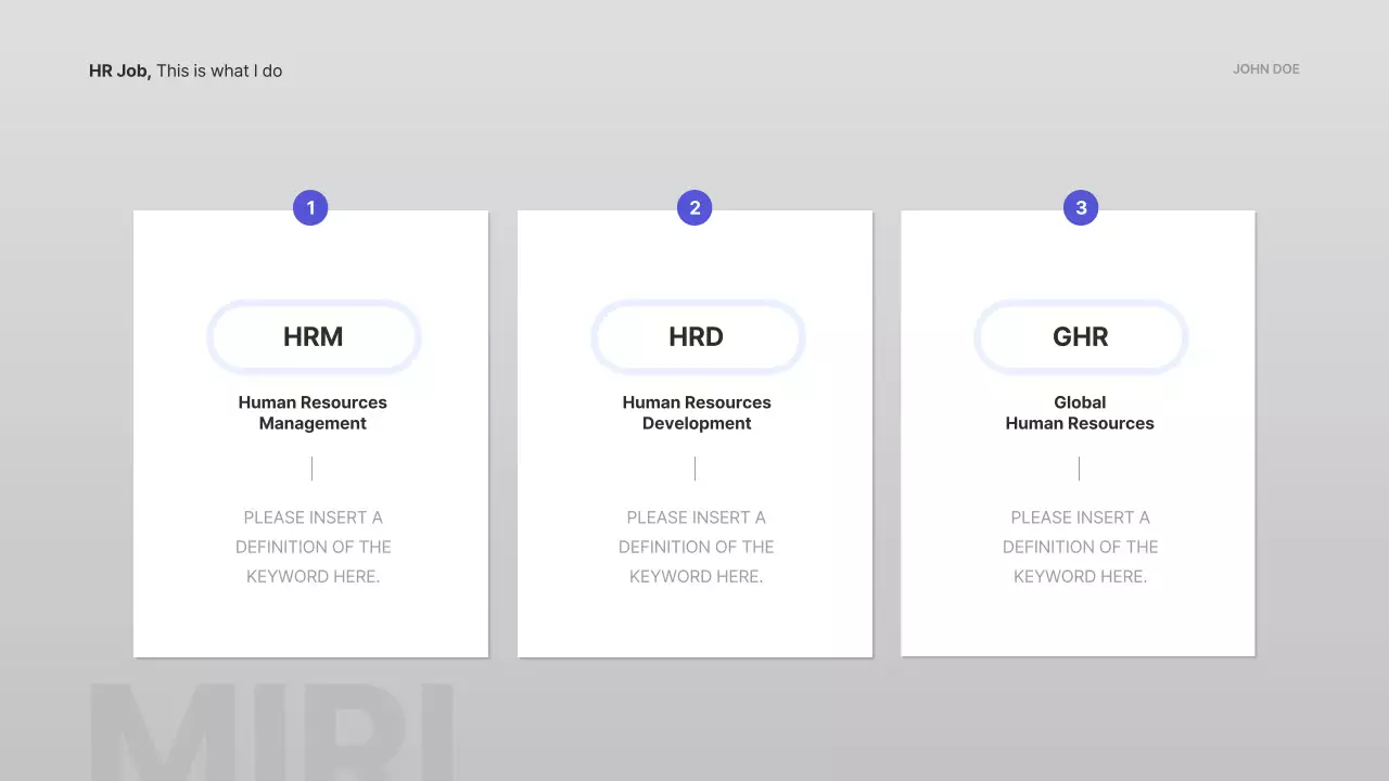 블루 프로페셔널 HR 강의 프레젠테이션