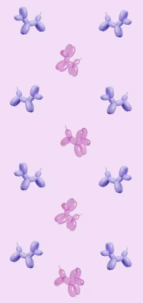 연보라 팝아트 패턴 문구