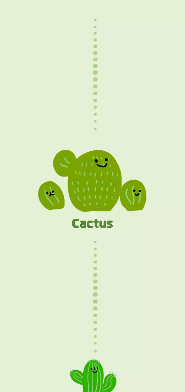 연두 아기자기한 식물 스티커