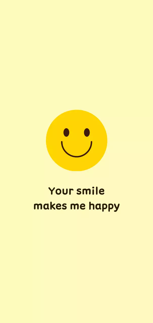 노랑 심플 메시지 엽서