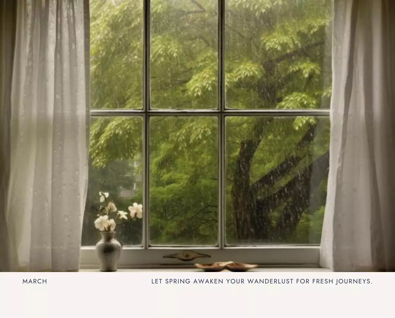 베이지 심플 여행 달력