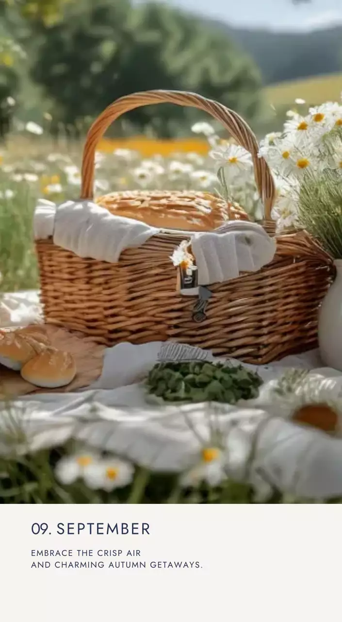 베이지 미니멀 여행 달력