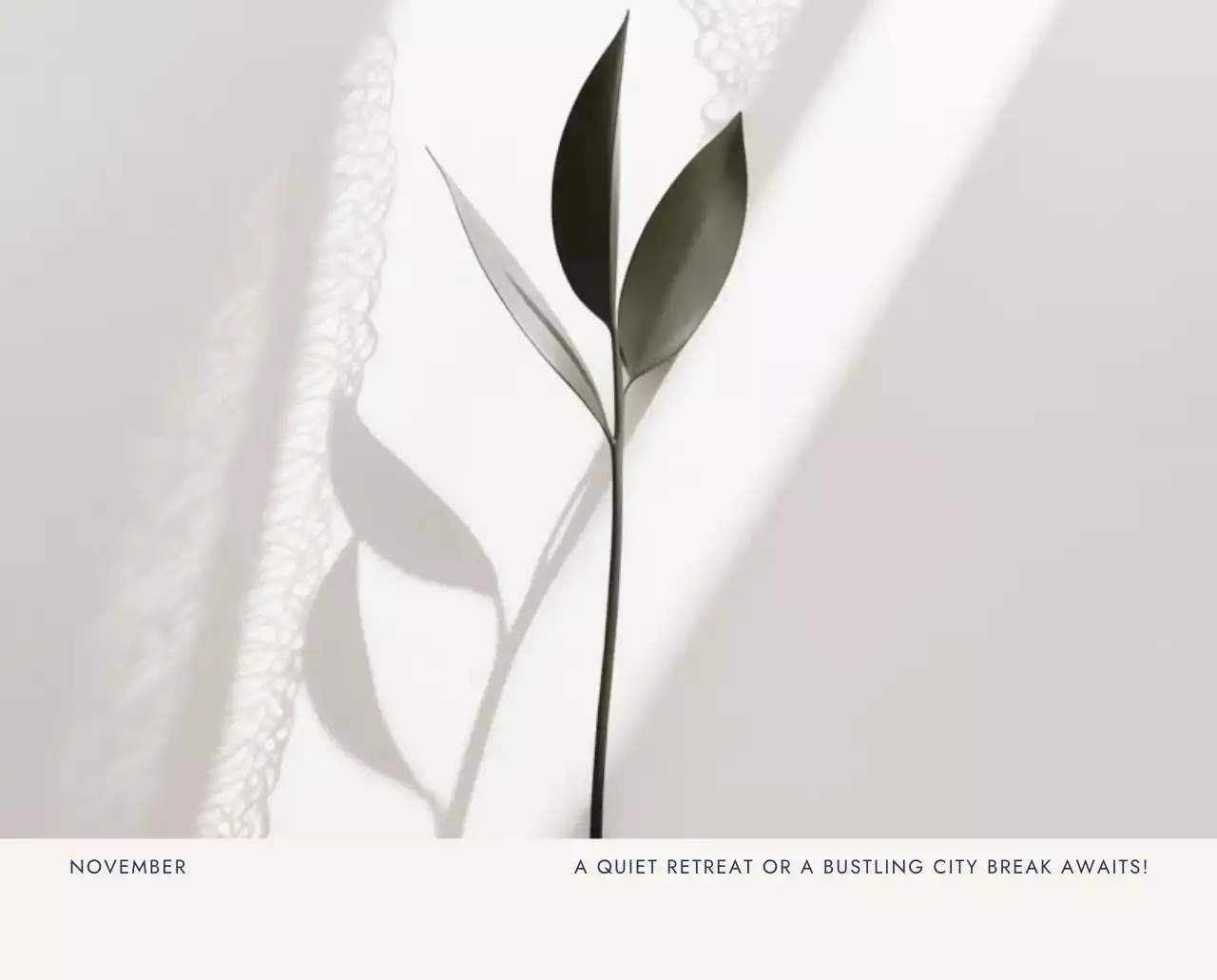 베이지 심플 여행 달력