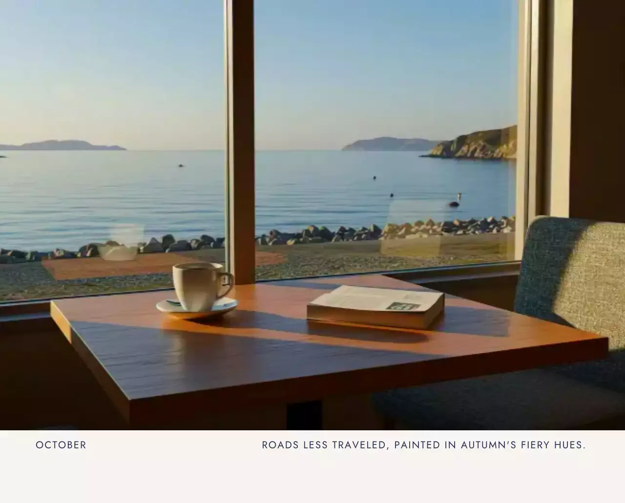 베이지 심플 여행 달력