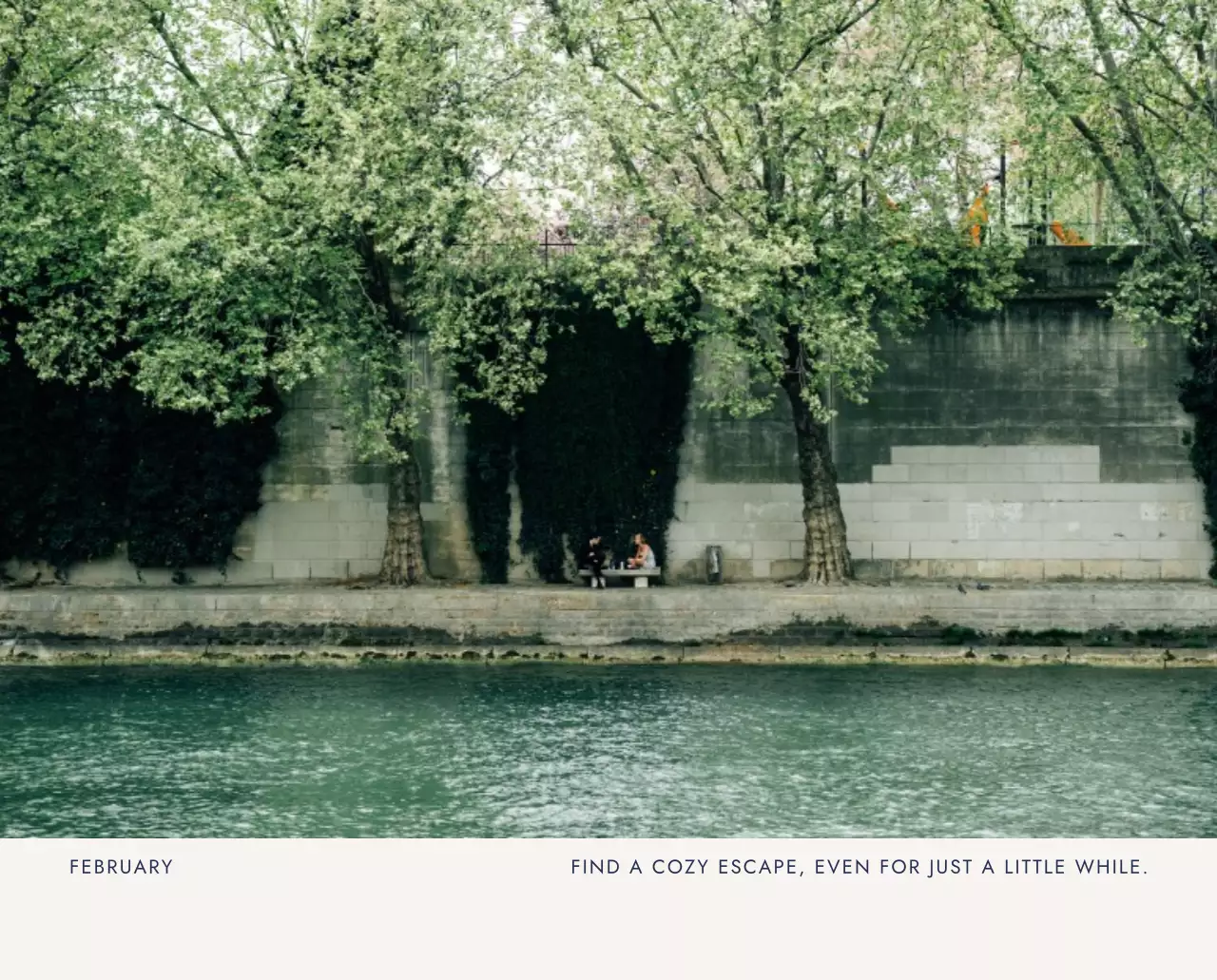 베이지 심플 여행 달력