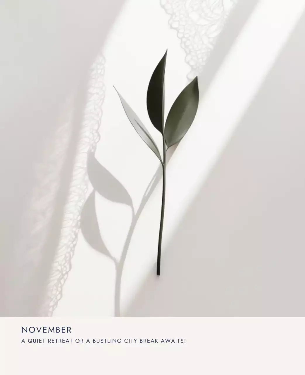 하늘색 심플 여행 달력