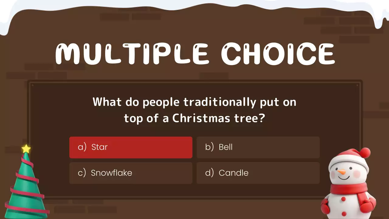 Red Traditional Christmas Guide Presentation