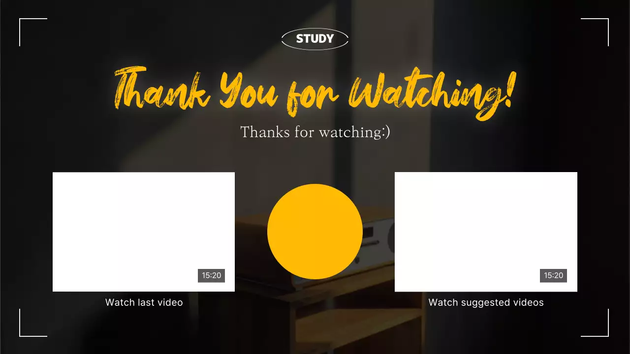 Yellow Retro English Course Promotion YouTube Thumbnail