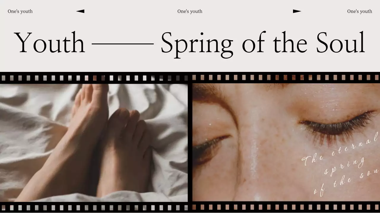 Beige Minimal Youth Diary YouTube Thumbnail