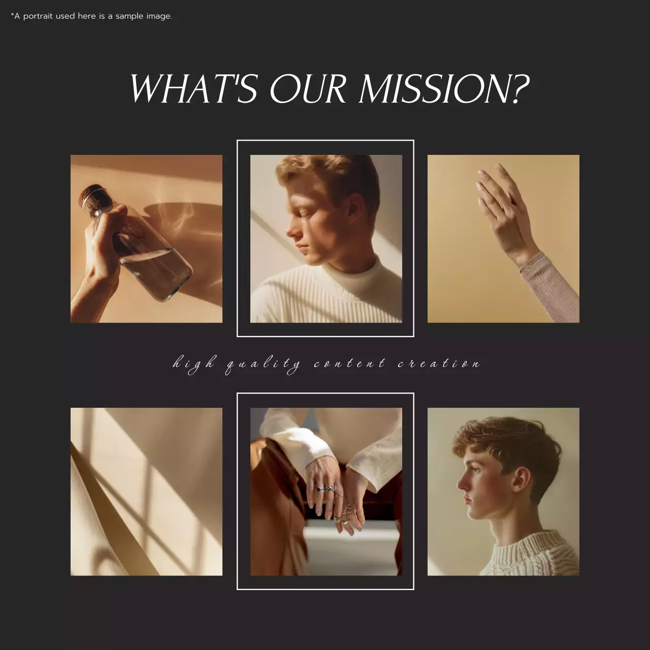 Black Modern Blog Announcement Social Media Post