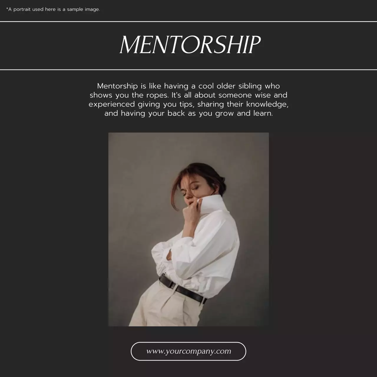 Black Modern Blog Announcement Social Media Post