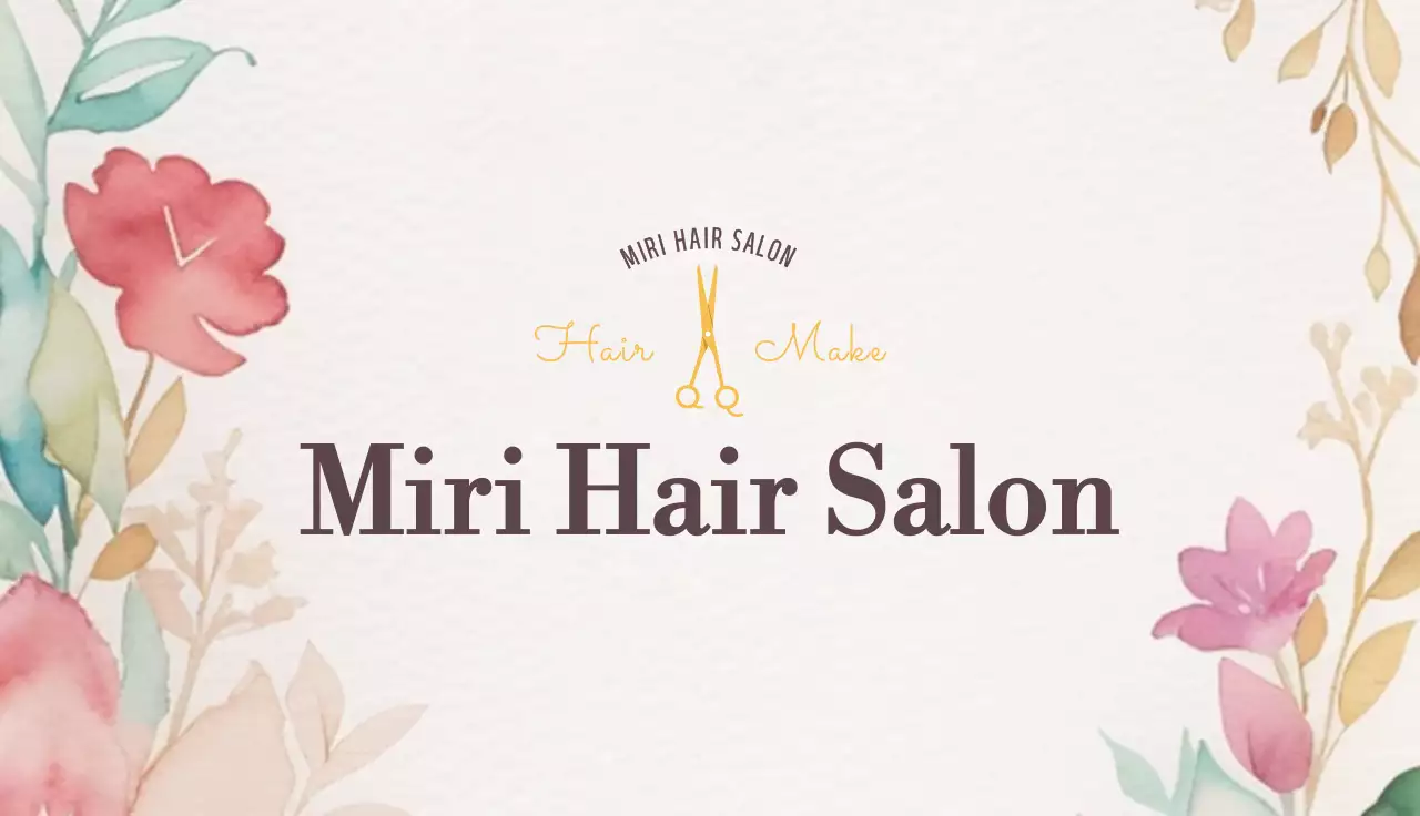 アイボリー 茶色 フェミニン 美容室 メンバーズカード