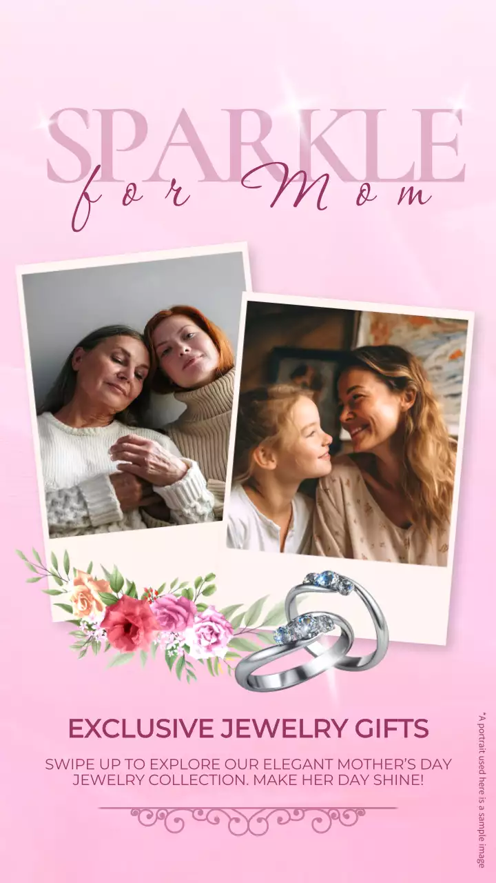 Pink Elegant Jewelry Promotion Instagram Post