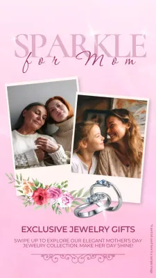 Pink Elegant Jewelry Promotion Instagram Post