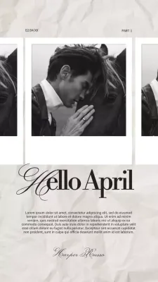 Black Classic Monthly Newsletter Instagram Post