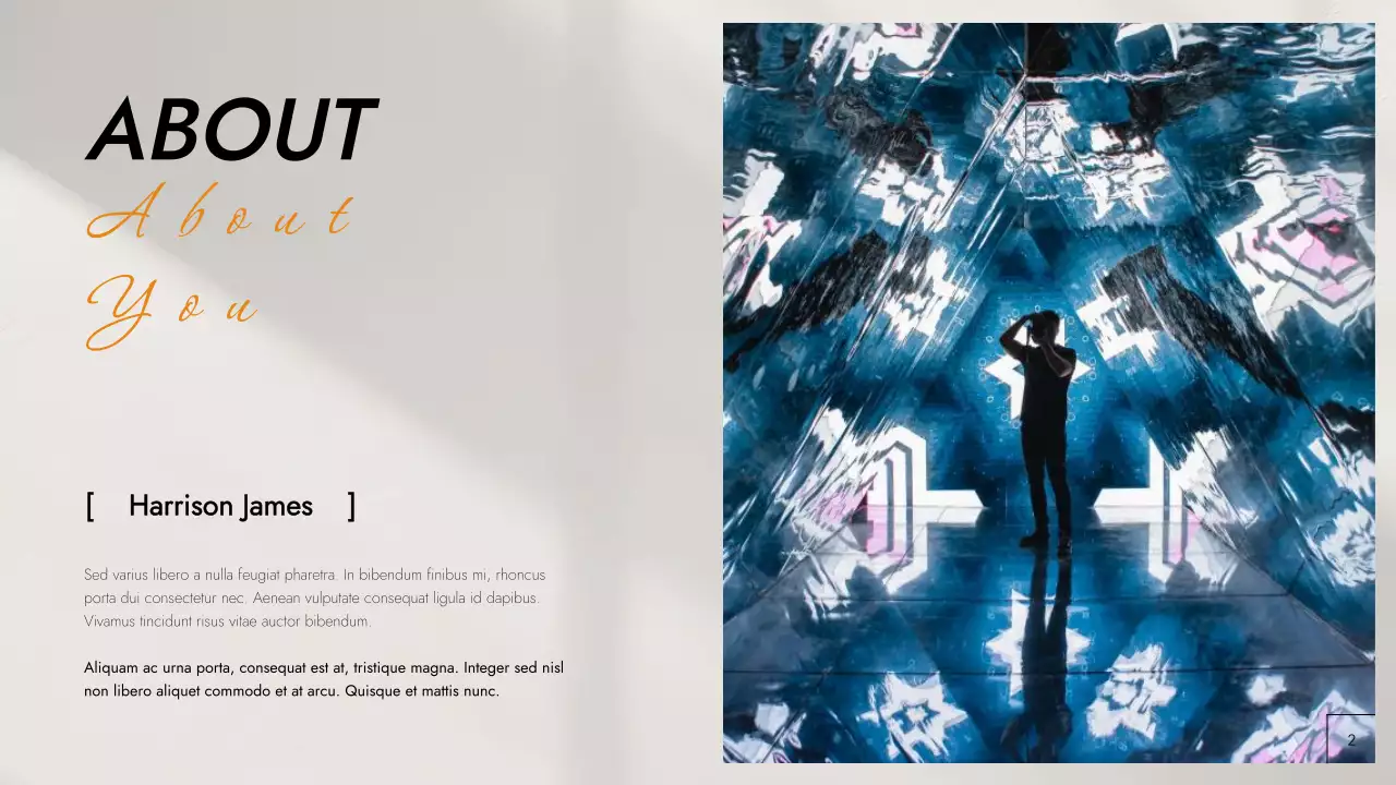 White Modern Photography Portfolio Presentation