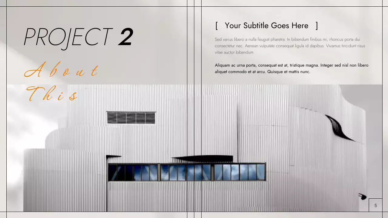 White Modern Photography Portfolio Presentation