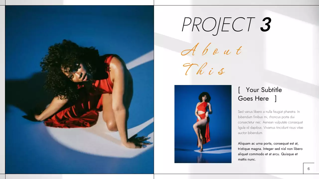 White Modern Photography Portfolio Presentation