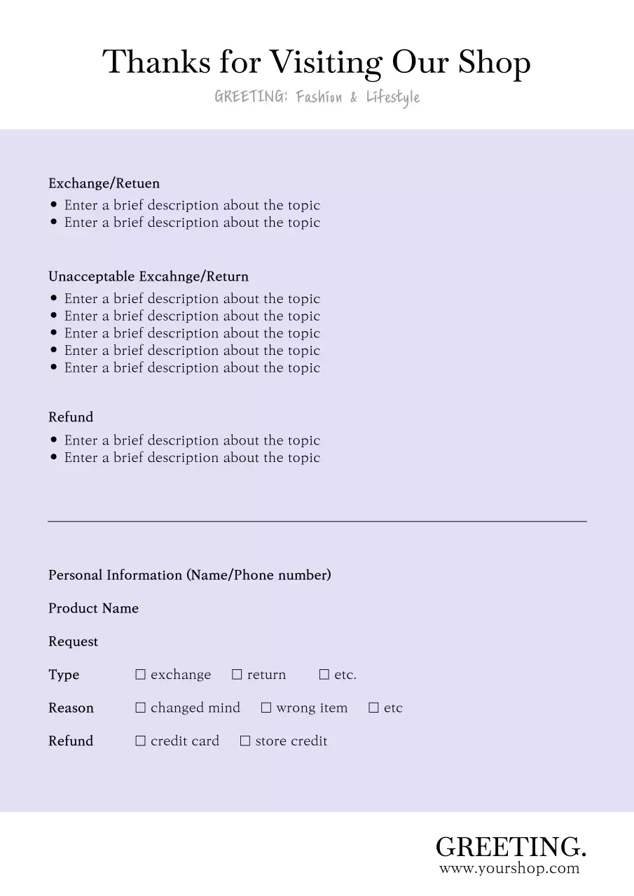 Purple Trendy Fashion Promotion Poster