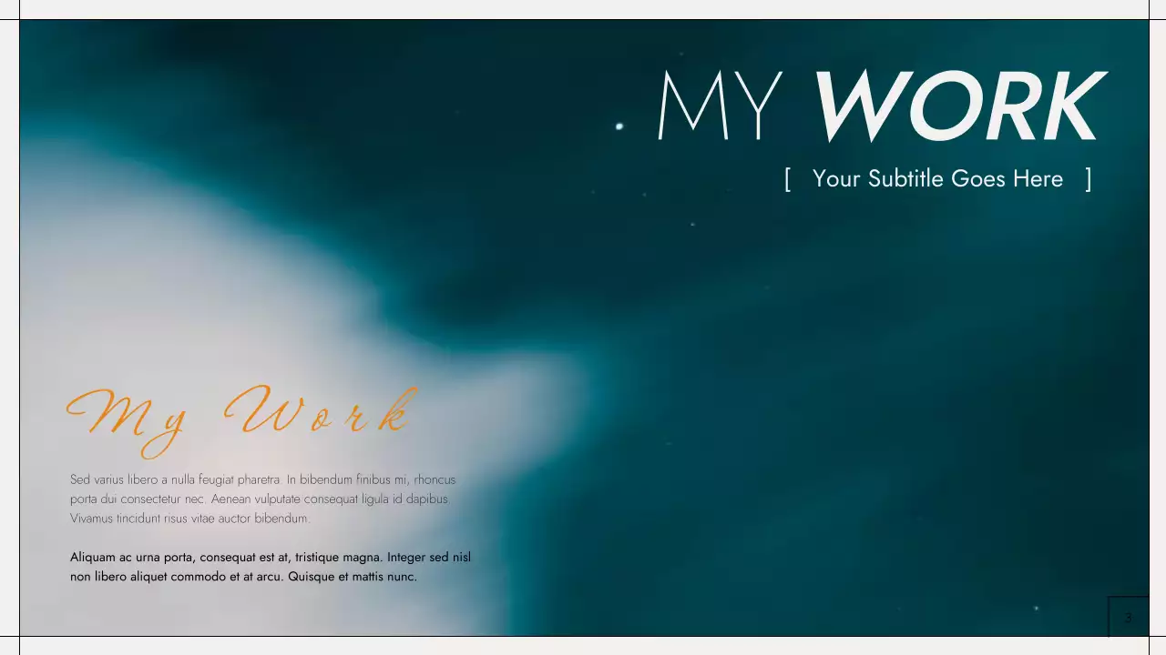 White Modern Photography Portfolio Presentation