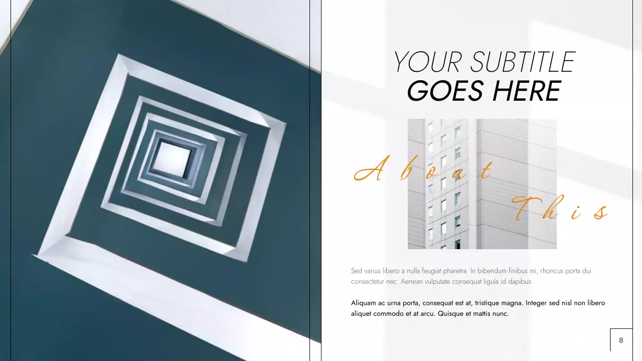 White Modern Photography Portfolio Presentation