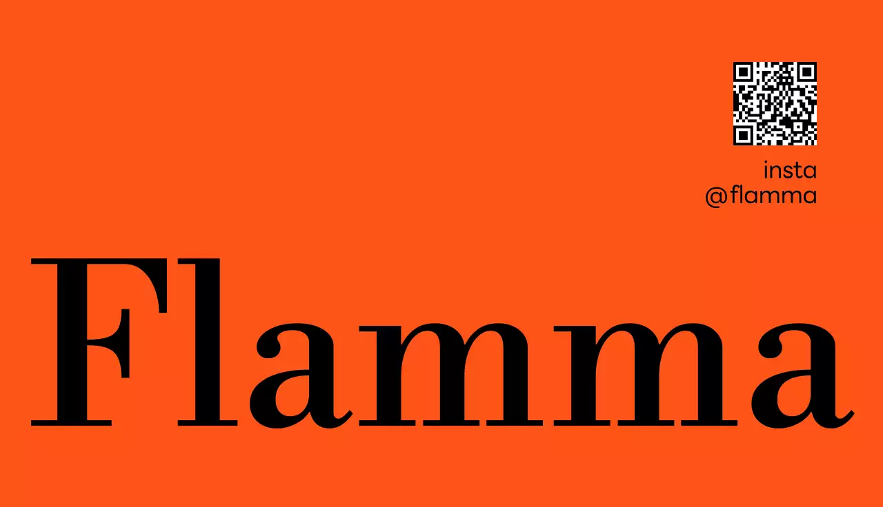 オレンジ シンプル コード 名刺