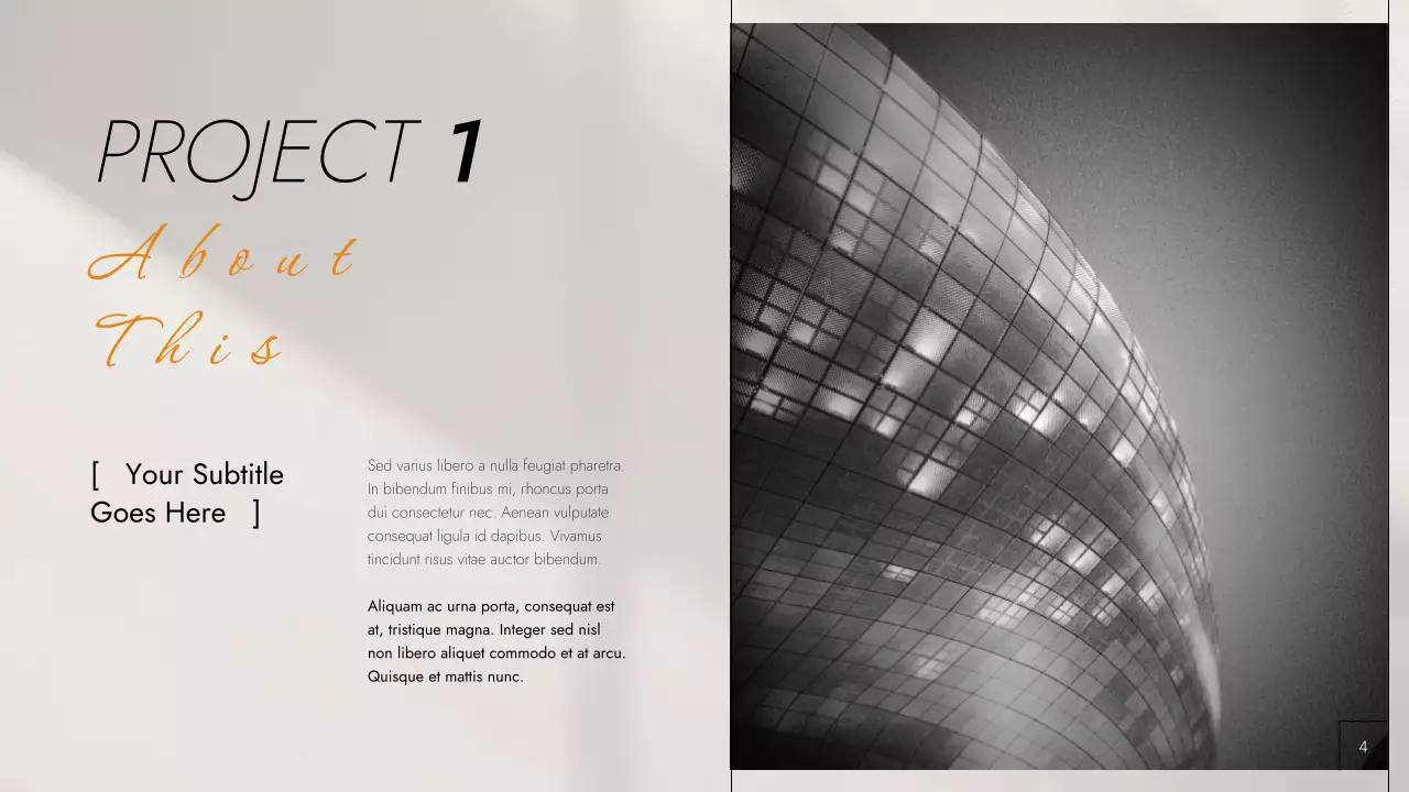 White Modern Photography Portfolio Presentation