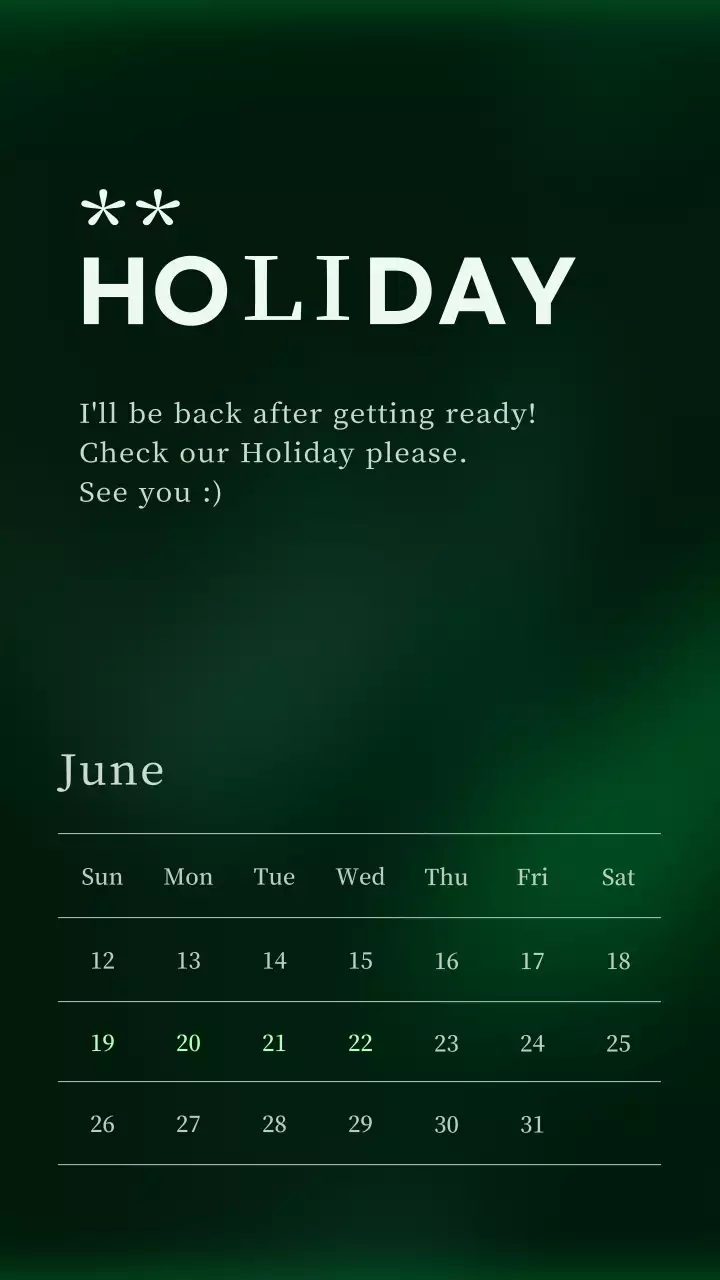 Green Modern Cocktail Promotion Instagram Post