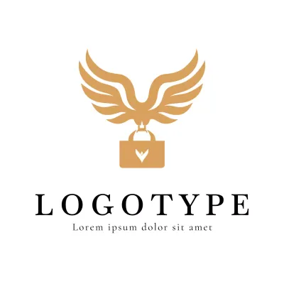 Gold Minimal Business Card Logo