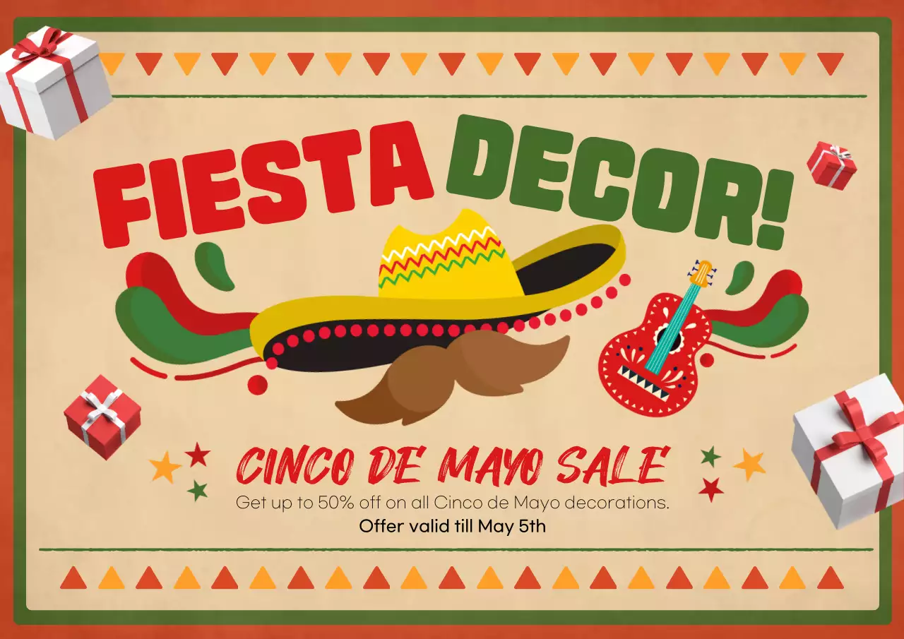 베이지색 전통 축제 홍보 포스터