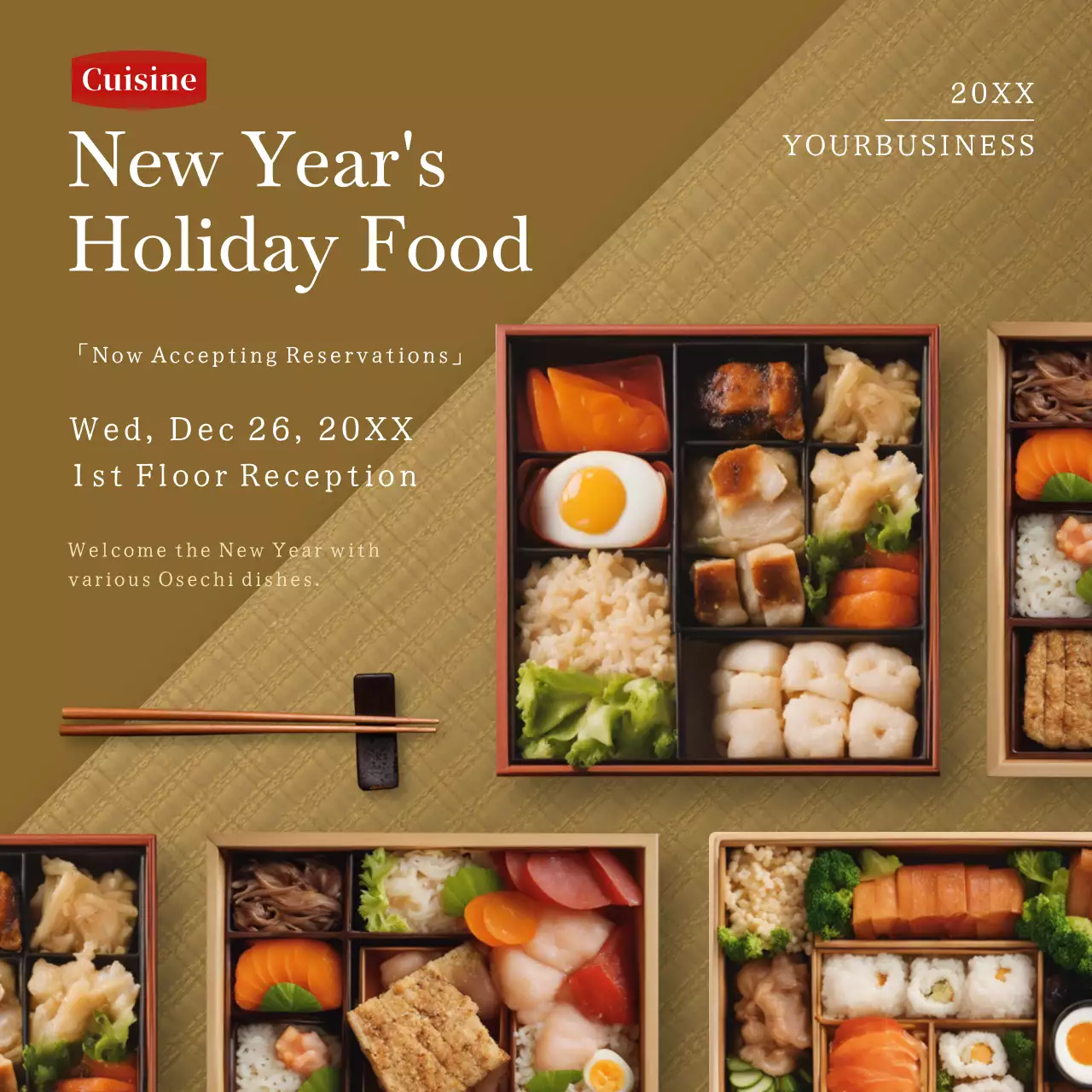 Beige Traditional Holiday Event Instagram Post