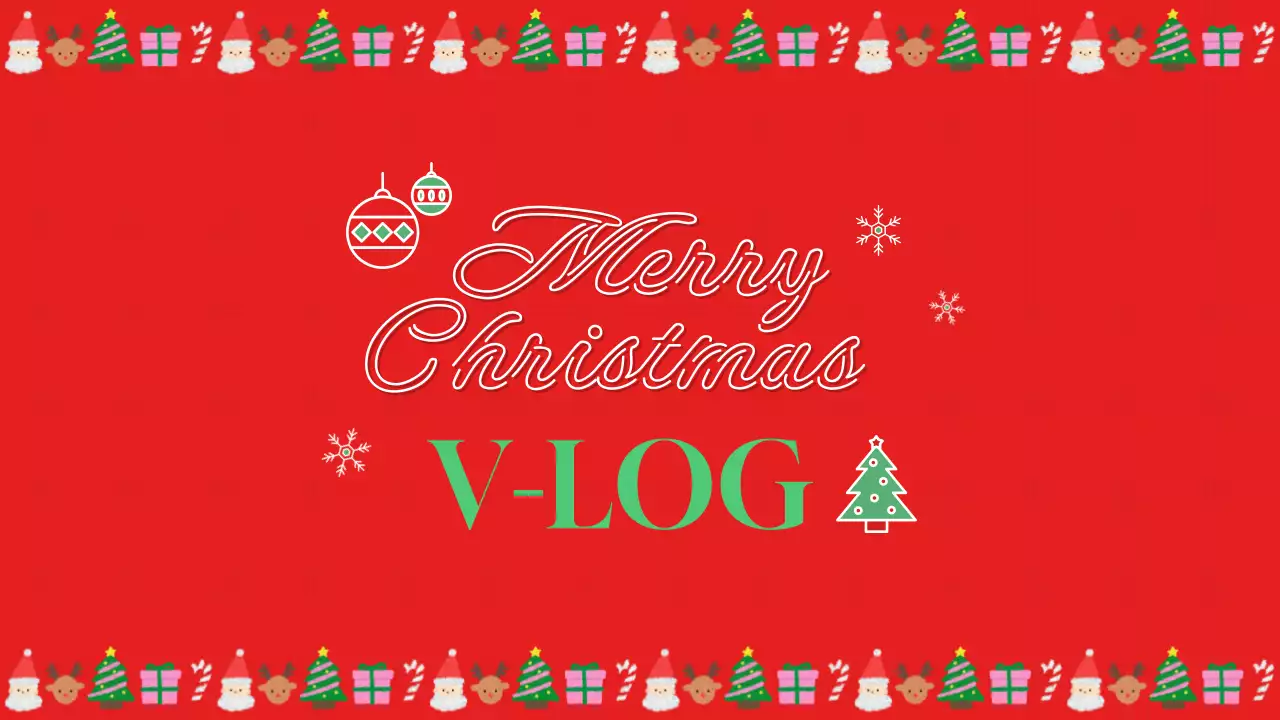 메리크리스마스 브이로그 썸네일
