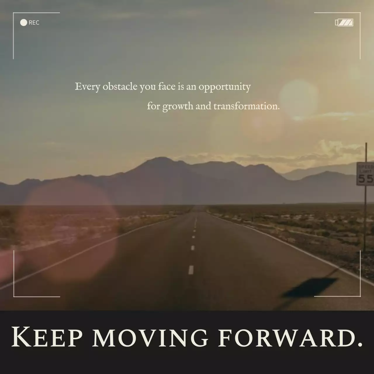 Beige Minimal Motivation Announcement Social Media Post