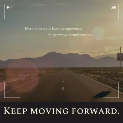 Beige Minimal Motivation Announcement Social Media Post