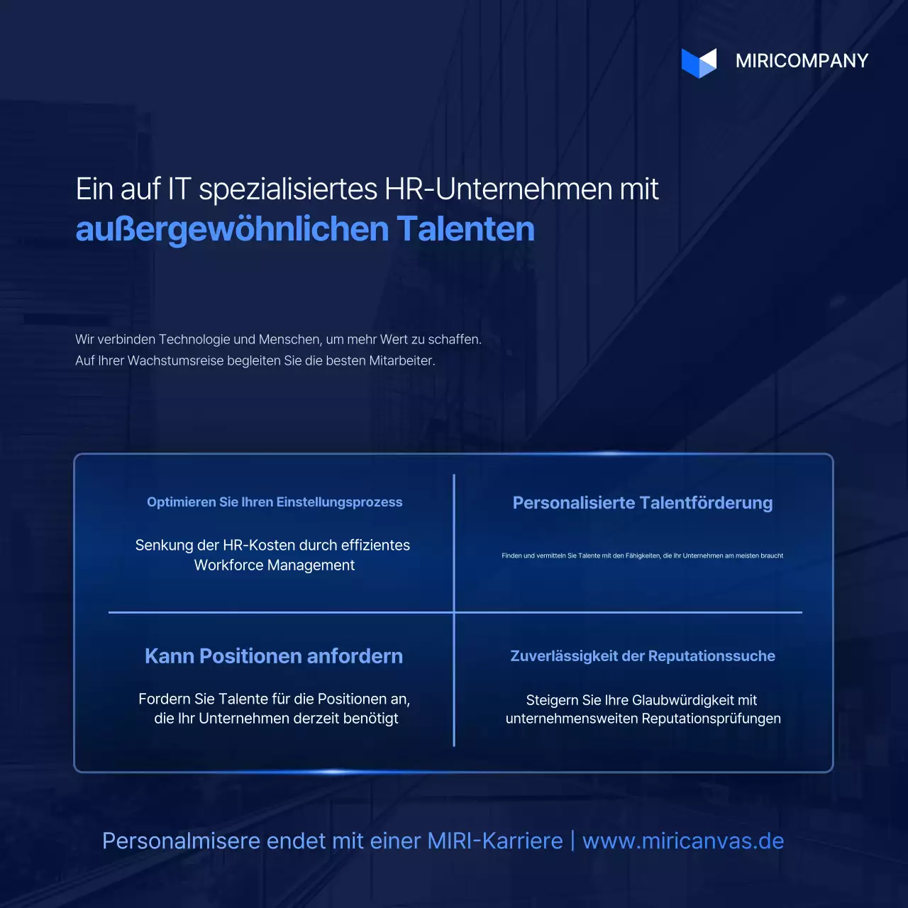 Blue's Modern IT Outsourcing Talent Management Promotion