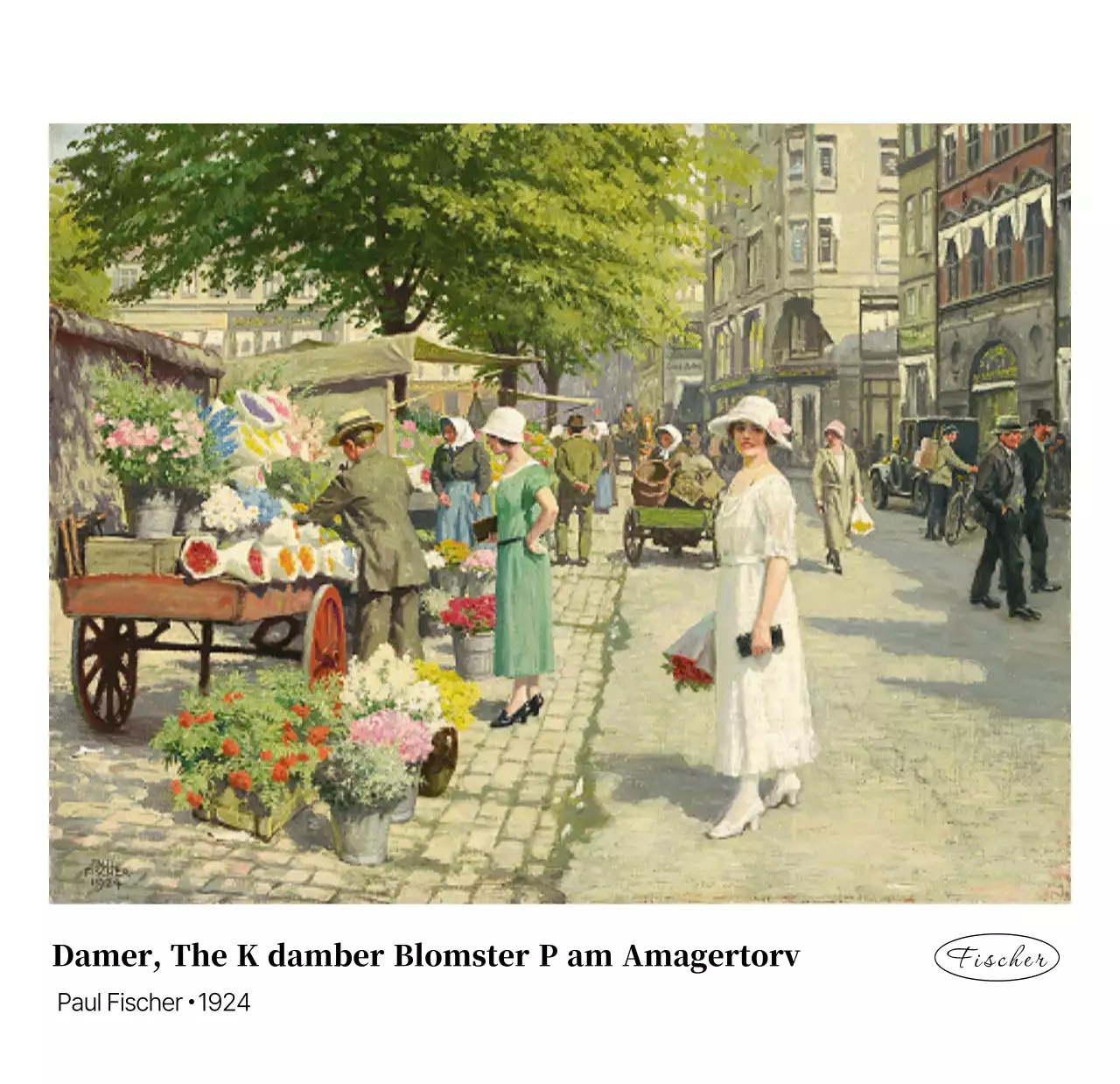 黒とグレーのシンプルでクラシックな名画。