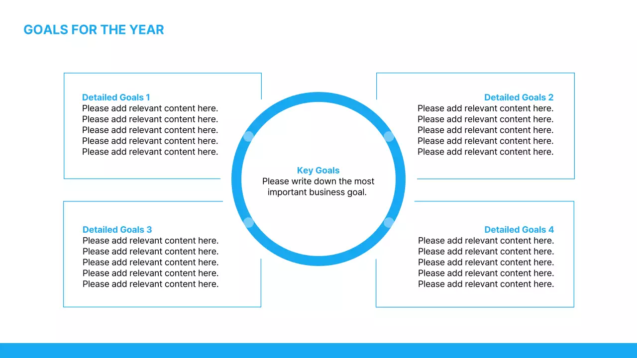 A simple light blue and white earnings report introduction