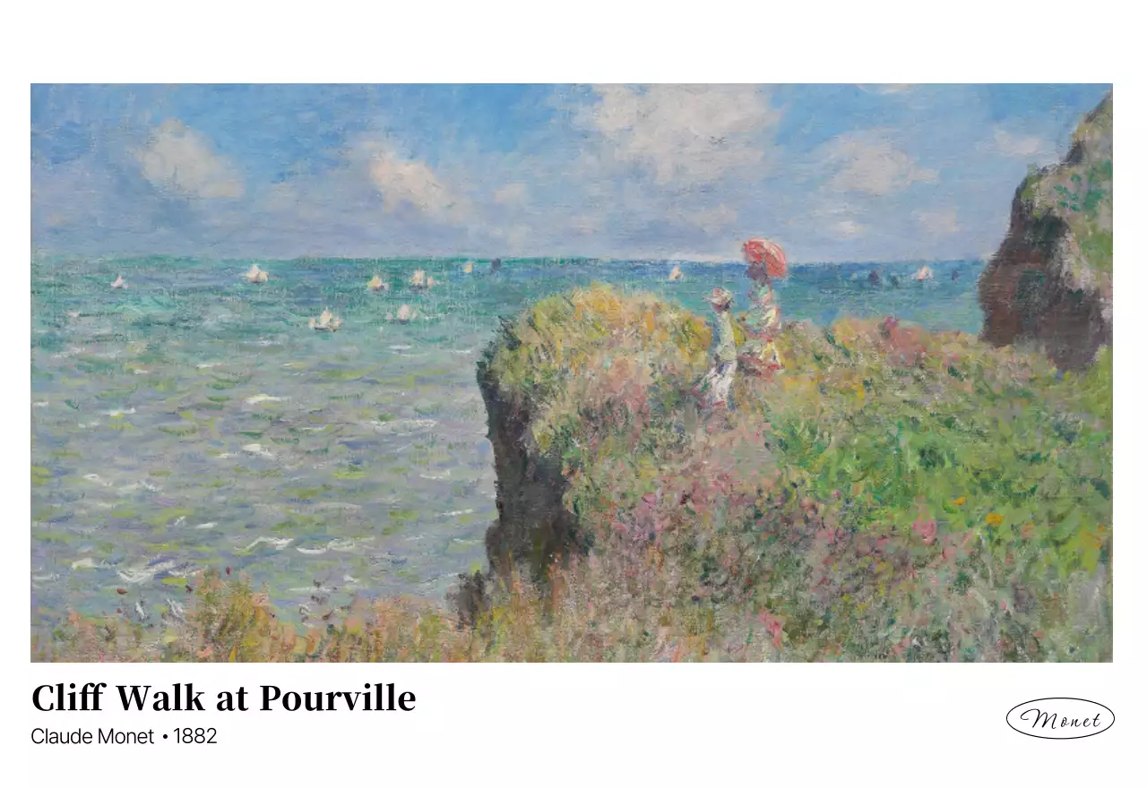 黒とグレーのシンプルでクラシックな名画。